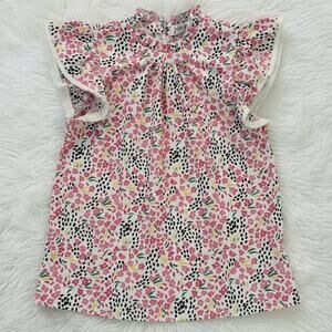 Jules & James Women's Floral Ruffle Sleeve Top - Size S  b80